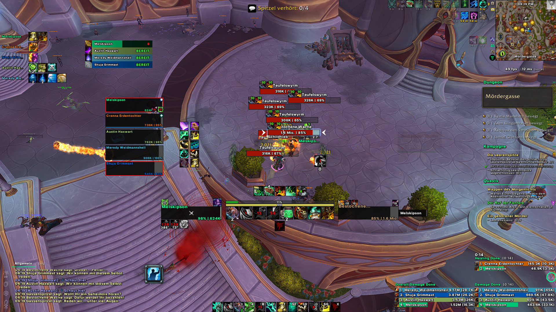 Matt_UI Dark (DPS/Tank/Heal) 1080p - Wago UI Packs