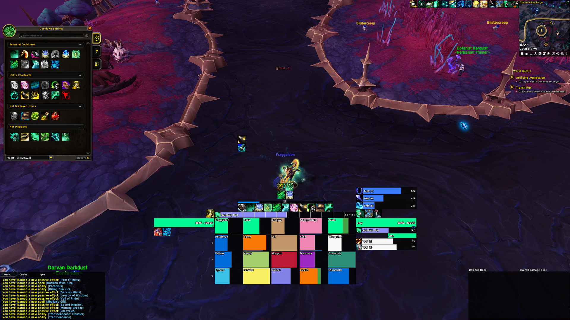 FragUI - Colour - Healer (1440p) - Wago UI Packs